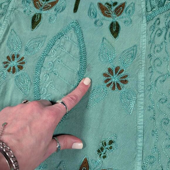 Vintage Step n Style Embroidered Boho Dress - Picture 6 of 8